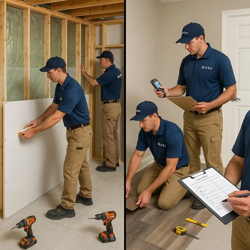 Repairs and Reconstruction process in Paris, IL